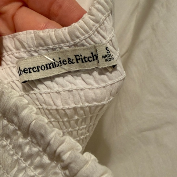 ABERCROMBIE & FITCH White Emerson Sleeveless Dress NWT - Picture 2 of 5